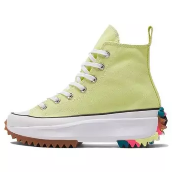 Кроссовки run star hike high 'light zitron' Converse, желтый