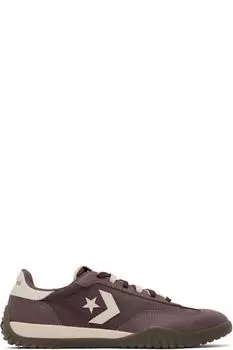 Кроссовки Run Star из нейлона и кожи бордового цвета Converse