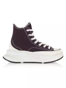 Кроссовки Run Star Legacy на платформе Converse, черный