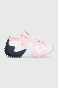 Кроссовки Run Star Motion CX на платформе Converse, розовый