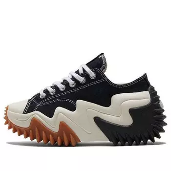 Кроссовки run star motion platform low 'black egret' Converse, черный