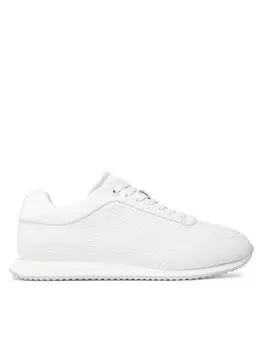 Кроссовки Runner Lace Up Mono Pu HW0HW02574 Calvin Klein, белый