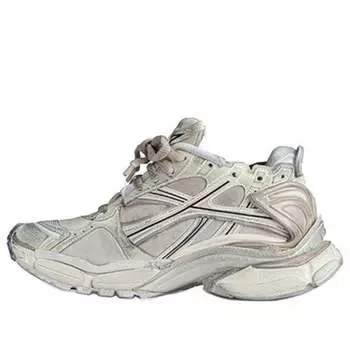 Кроссовки runner sneakers 'beige nylon suede-like fabric' Balenciaga, бежевый