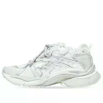 Кроссовки runner 'white silver' Balenciaga, белый