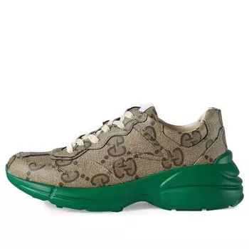 Кроссовки rython 100 'green ' Gucci, зеленый
