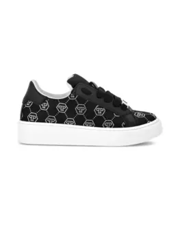 Кроссовки с монограммой Philipp Plein, черный