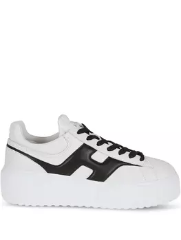 Кроссовки с полосками Hogan, белый