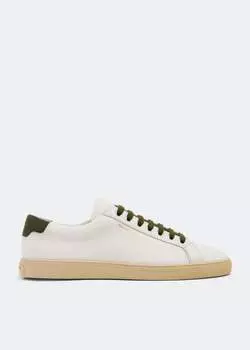 Кроссовки SAINT LAURENT Andy sneakers, белый