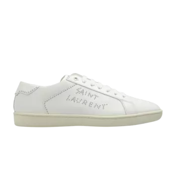 Кроссовки Saint Laurent SL-80 Low 'Optic White Studded', белый