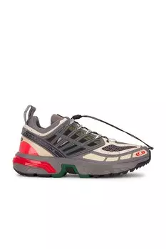 Кроссовки Salomon Acs Pro, цвет Pewter, Cement, & Eden