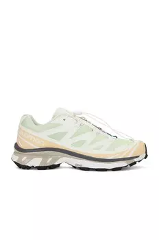 Кроссовки Salomon XT-6, цвет Aloe Wash, Hazelnut, & Feather Gray