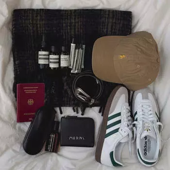 Кроссовки samba og Adidas, зеленый