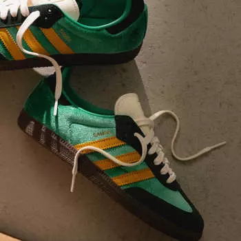 Кроссовки samba og w Adidas, зеленый