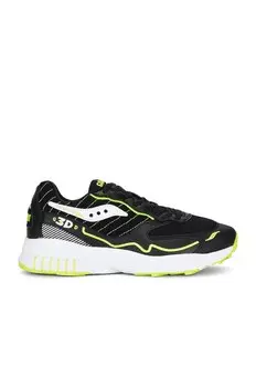 Кроссовки Saucony 3d Grid Hurricane, цвет Black & White