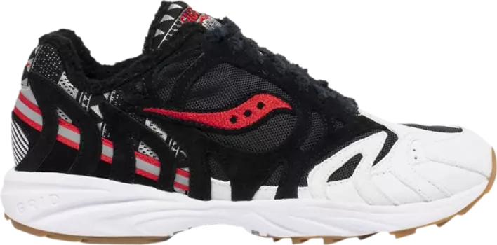 Кроссовки Saucony Grid Azura 2000 Black Red, черный