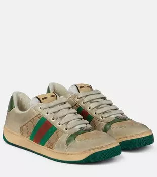 Кроссовки 'Screen' Gucci, бежевый