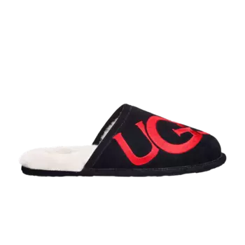 Кроссовки Scuff Slipper 'Logo - Black Red', черный