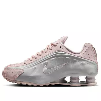 Кроссовки shox r4 'barely rose metallic platinum' Nike, мультиколор