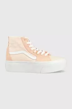 Кроссовки SK8-Hi Tapered Stackform Vans, оранжевый