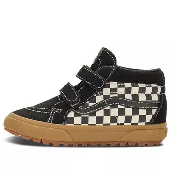 Кроссовки sk8-mid reissue 'black white' Vans, черный