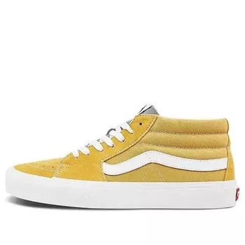Кроссовки sk8-mid yellow Vans, желтый