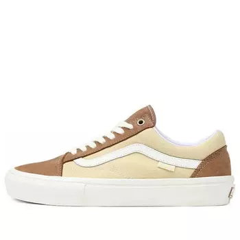 Кроссовки skate old skool 'brown yellow' Vans, коричневый