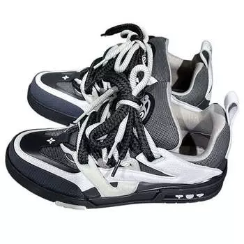 Кроссовки skate sneakers 'grey black' Louis Vuitton, серый