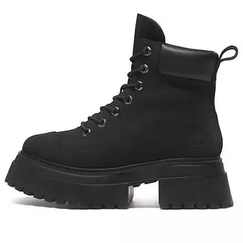 Кроссовки sky 6 inch lace up boots 'black nubuck' Timberland, черный