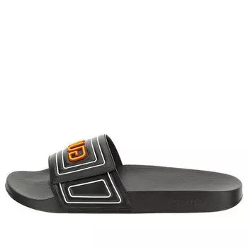 Кроссовки slide ' logo - black' Gucci, черный