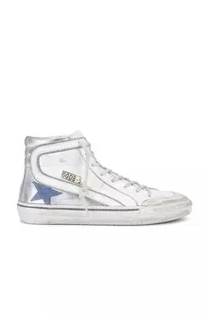 Кроссовки slide penstar Golden Goose, белый