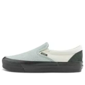Кроссовки slip-on reissue 98 'black light green' Vans, черный