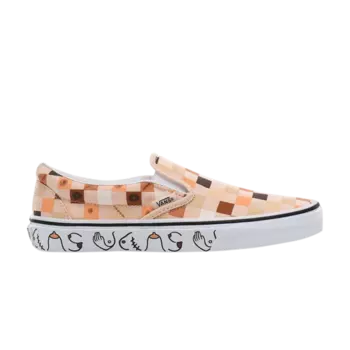 Кроссовки Slip-On Vans, желто-коричневый