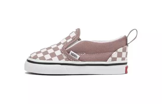 Кроссовки-слипоны для малышей Vans, розовый/белый