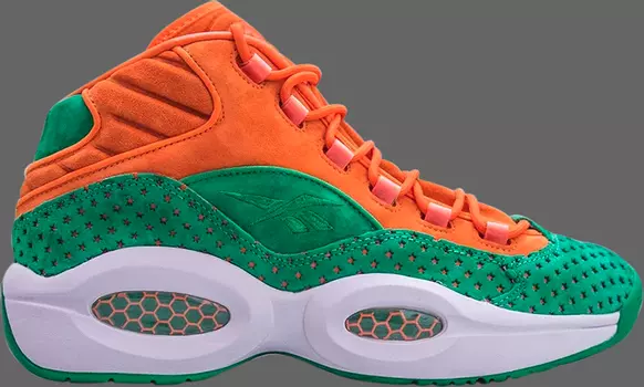 Кроссовки sneakersnstuff x question mid '15 stars' Reebok, апельсин