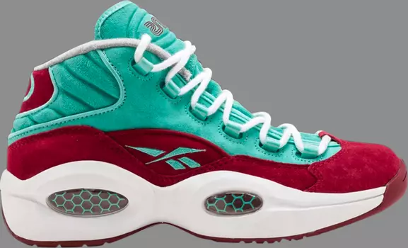 Кроссовки sneakersnstuff x question mid 'a shoe about nothing' Reebok, красный