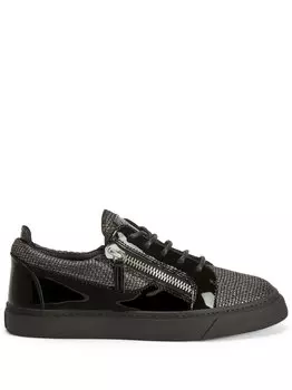 Кроссовки со вставками Giuseppe Zanotti, черный