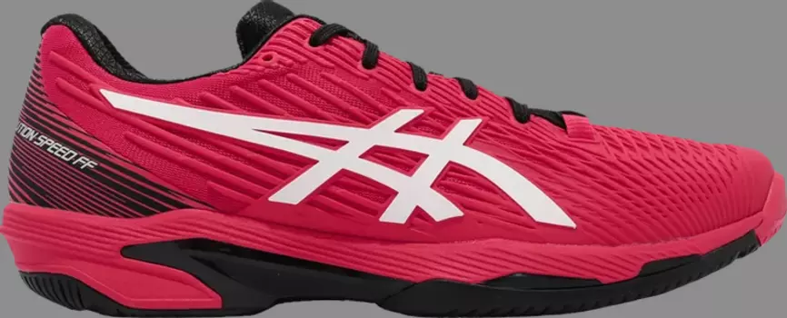 Кроссовки solution speed ff 2 'electric red' Asics, красный