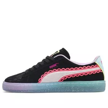 Кроссовки sophia webster x suede 'black fiery coral' Puma, черный