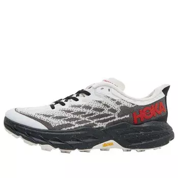Кроссовки speedgoat 5 'black red grey' Hoka One One, белый
