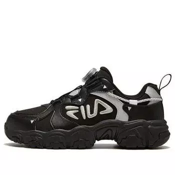 Кроссовки sport running shoes 'black grey' Fila, черный