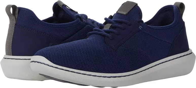 Кроссовки Step Urban Low Clarks, цвет Navy Textile