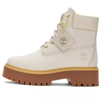 Кроссовки stone street 6 inch platform waterproof boot 'light taupe' Timberland, бежевый