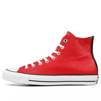 Кроссовки stussy x chuck taylor all star hi 'croc skin' Converse, красный
