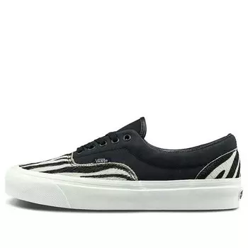 Кроссовки style 95 zebra wear-resistant non-slip low tops casual skateboarding shoes black Vans, черный