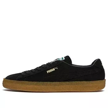 Кроссовки suede crepe 'black' Puma, черный