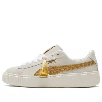 Кроссовки suede platform 'year of ox' Puma, белый