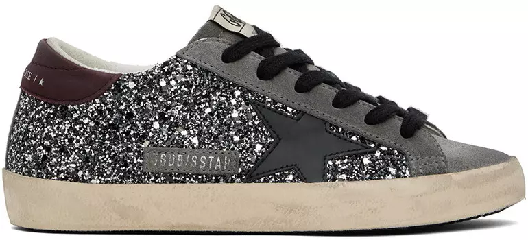 Кроссовки Super-Star Classic серо-серебристого цвета Golden Goose