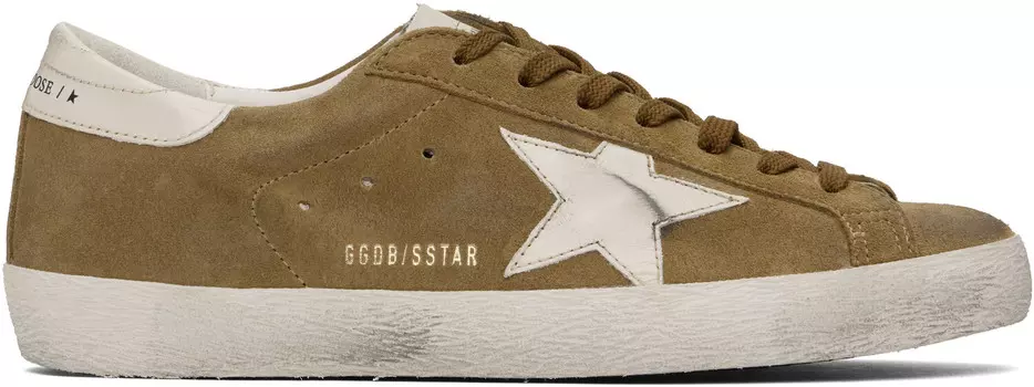 Кроссовки Super-Star цвета загара Golden Goose