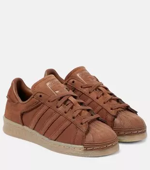 Кроссовки superstar 82 Adidas, коричневый