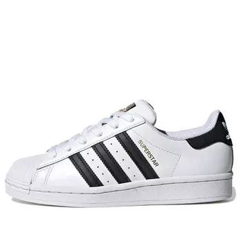 Кроссовки superstar j 'white core black' Adidas, мультиколор